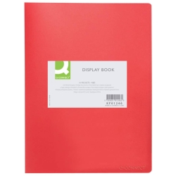 Sichtbuch - 10 Hüllen, Einband PP, 450 mym, rot