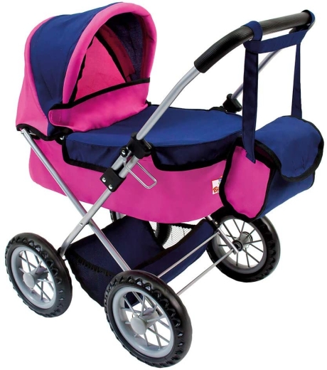 Bino & Mertens Puppen Buggy mit Tasche