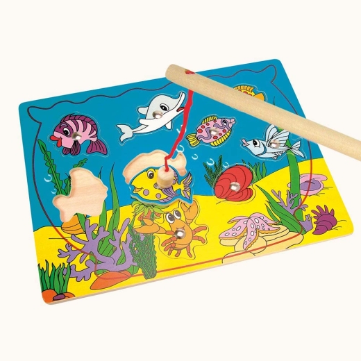 Bino & Mertens Puzzle Aquarium magnetisch