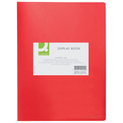 Sichtbuch - 20 Hüllen, Einband PP, 450 mym, rot