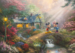 Thomas Kinkade Disney Mickey & Minnie 500 Teile