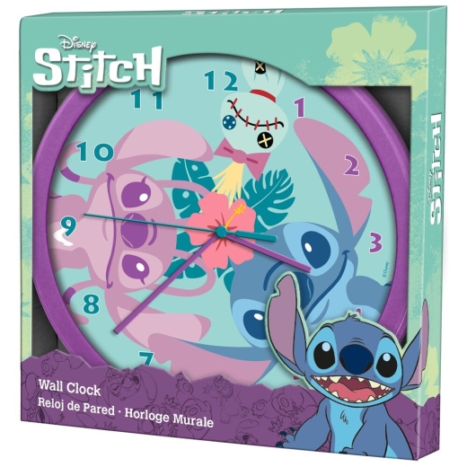 Disney Stitch Wanduhr für Kinder