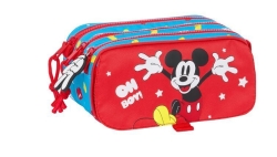 Mickey Mouse Mäppchen mit 3 Fächern