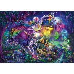 Sommernachtszirkus Puzzle 1000 Teile Rose Cat Khan