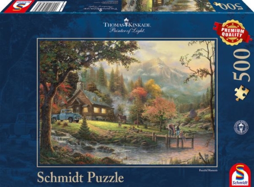 Thomas Kinkade Idylle am Fluss 500 Teile Puzzle
