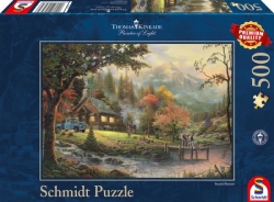 Thomas Kinkade Idylle am Fluss 500 Teile Puzzle