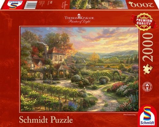 Thomas Kinkade In den Weinbergen Teile Puzzle
