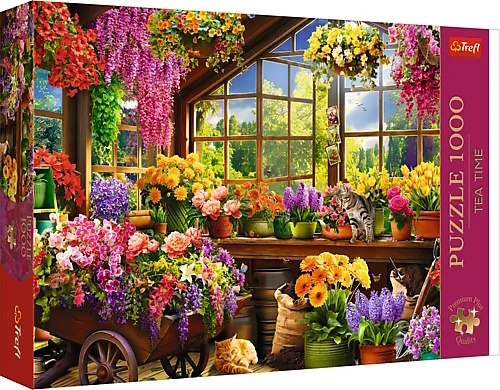 Vorbereitungen für den Frühling Puzzle Premium