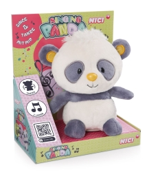 Nici 48417 Singing Panda Plüschfigur mit Sing &