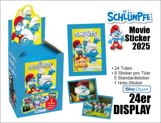 Die Schlümpfe – Movie Sticker – 24er DISPLAY