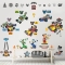Wandaufkleber / Wandposter Mickey und die flinken