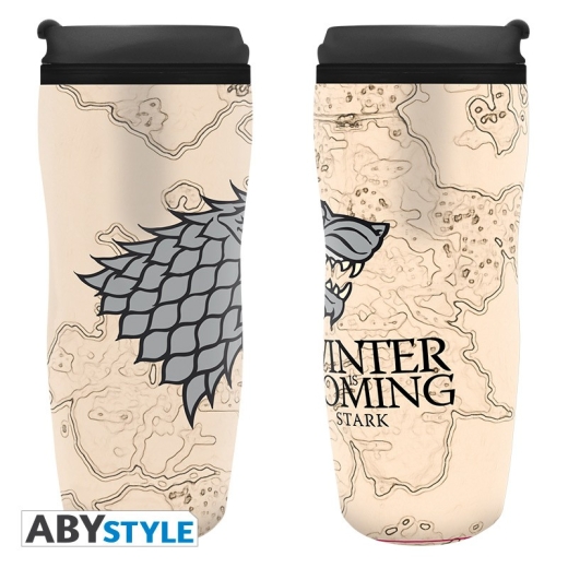GAME OF THRONES Reisebecher Winter is coming