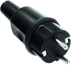 BACHMANN Stecker 913.173 schwarz