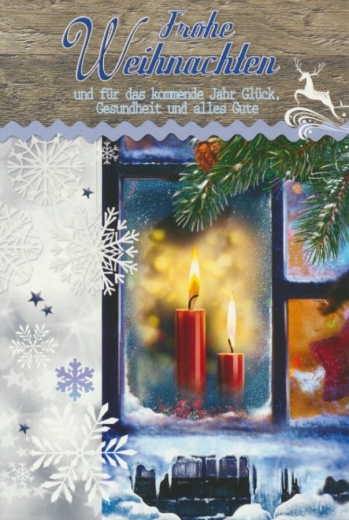 Weihnachtskarten 100 Stück 8 Motive