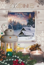 Weihnachtskarten 100 Stück 8 Motive