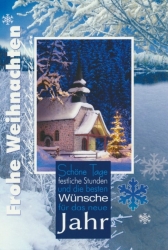 Weihnachtskarten 100 Stück 8 Motive