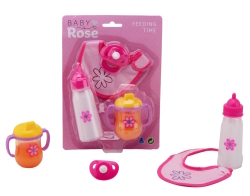 Baby Rose Essenzeit Puppenspielset