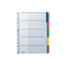 4320 Register - blanko, Karton, A4, 5 Blatt, Taben 5-farbig
