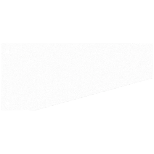 Trennstreifen Trapez - 190 g/qm Karton, weiß, 100 Stück