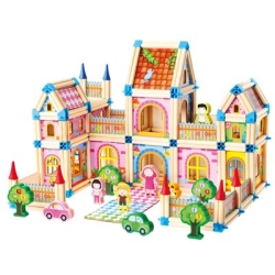 Bino & Mertens Holzbausteine großes Schloss