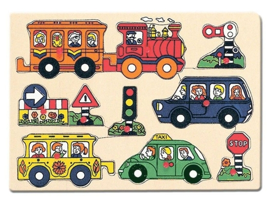 Bino & Mertens Steckpuzzle Verkehr