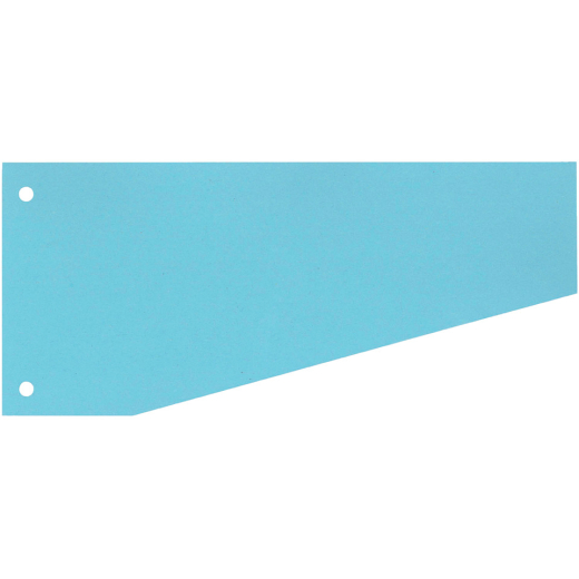 Trennstreifen Trapez - 190 g/qm Karton, blau, 100 Stück