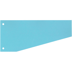 Trennstreifen Trapez - 190 g/qm Karton, blau, 100 Stück