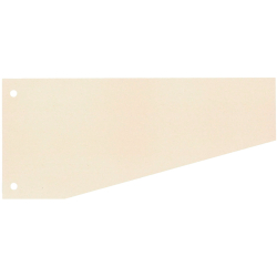 Trennstreifen Trapez - 190 g/qm Karton, chamois, 100...
