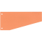 Trennstreifen Trapez - 190 g/qm Karton, orange, 100 Stück