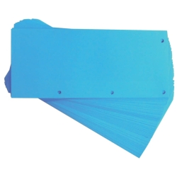 Trennstreifen Duo 160 g/qm Karton - blau, 60 Stück
