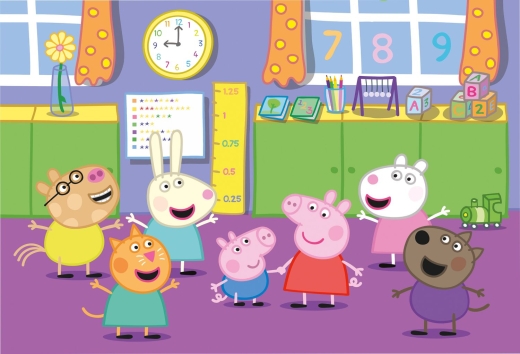 Clementoni 25458 40 Teile Bodenpuzzle Peppa Pig