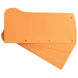 Trennstreifen Duo 160 g/qm Karton - orange, 60 Stück