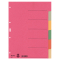4358 Register - Karton, blanko, A4, 6 Blatt, farbig