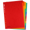 Register - blanko, Karton, A4, 12 Blatt, 6-farbig