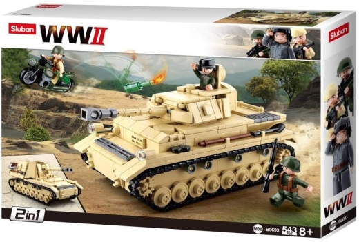 Sluban M38 B0693 Army WWII Deutscher Panzer