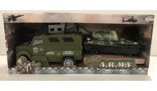 Army Vehicles Militärfahrzeug mit Panzer Spielset