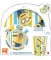 Despicable Me 3 teilig Melaminset: 2 Teller und 1