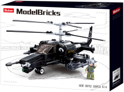 Sluban M38 B0752 Model Bricks Kampfhubschrauber