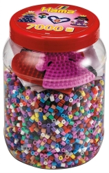 Hama Dose mit Perlen und Stiftpaletten