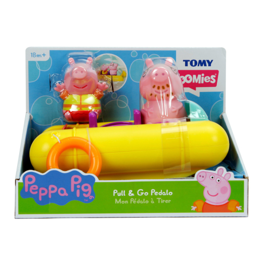Tomy E73107 Peppa Wutz Pedalo mit Papa Wutz