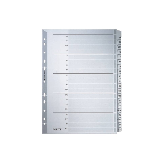 4328 Register - A-Z, Karton, A4, 20 Blatt, grau