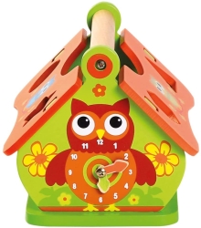 Bino & Mertens Steckspiel Holzhaus