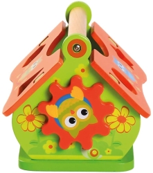 Bino & Mertens Steckspiel Holzhaus