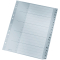 1260 Register - A - Z, PP, A4 Überbreite, 20 Blatt, grau