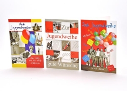 Jugendweihekarte sortiert