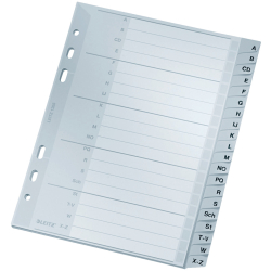 1265 Register - A - Z, PP, A5 Überbreite, 165 x 210...