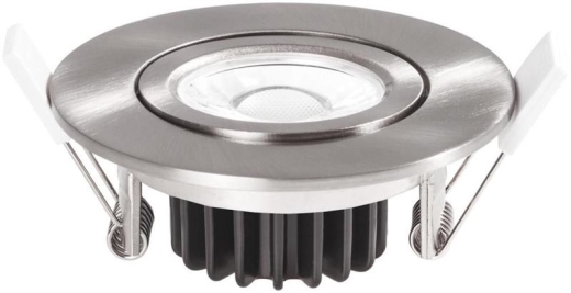 LEDXON Downlight / Deckeneinbaustrahler EDOS schwenk 6W 610lm 3000K 40° Nickel