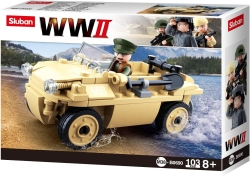 Sluban M38 B0690 Army WWII Amphibienfahrzeug