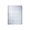 4326 Zahlenregister - 1-20, A4, Karton, 20 Blatt, grau