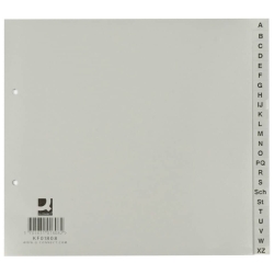 Register - A - Z, PP, ohne Index, A4, 21 cm hoch, 24...